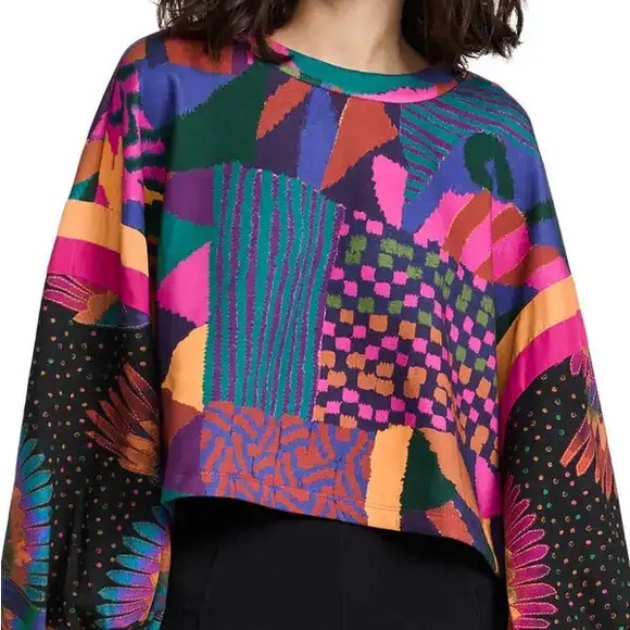 FARM Rio Multicolor Geometric Sweatshirt - Picture 2 of 12